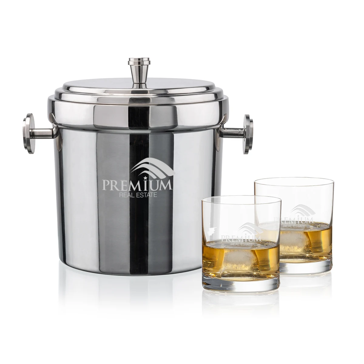 Milano Ice Bucket & Franca On-the-Rocks Set 1