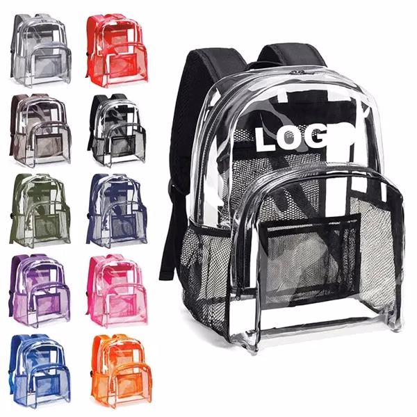 Clear Backpack for Work, School and Travel
