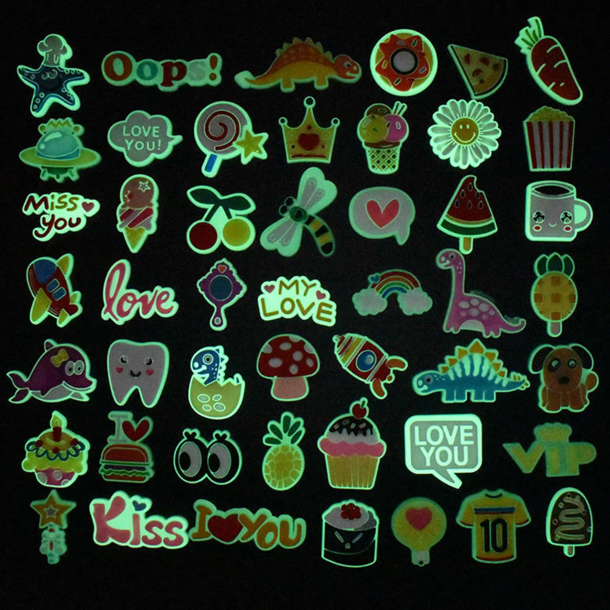 Custom Glowing Shoe Charms 1