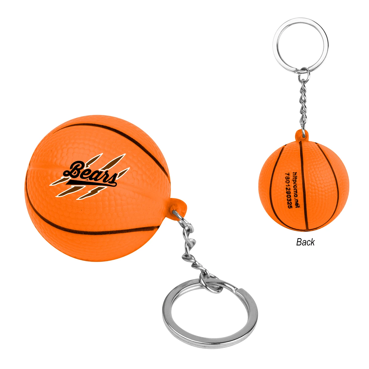Basketball Stress Reliever Keychain 1