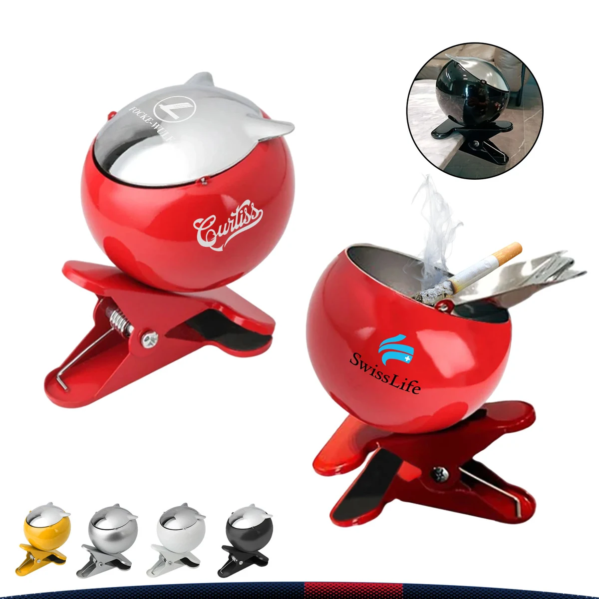 Gerta Clip Ashtray 1