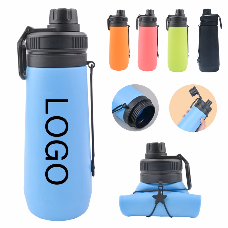 Outdoor Silicone Telescopic Foldable Sport Bottle