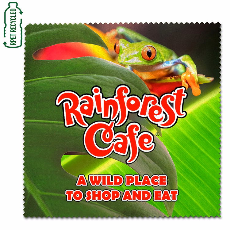 "CLEANSCREEN FULL COLOR" - 6" X 6" Full Color Sublimation Recycled RPET Polyester Microfiber Cleanin