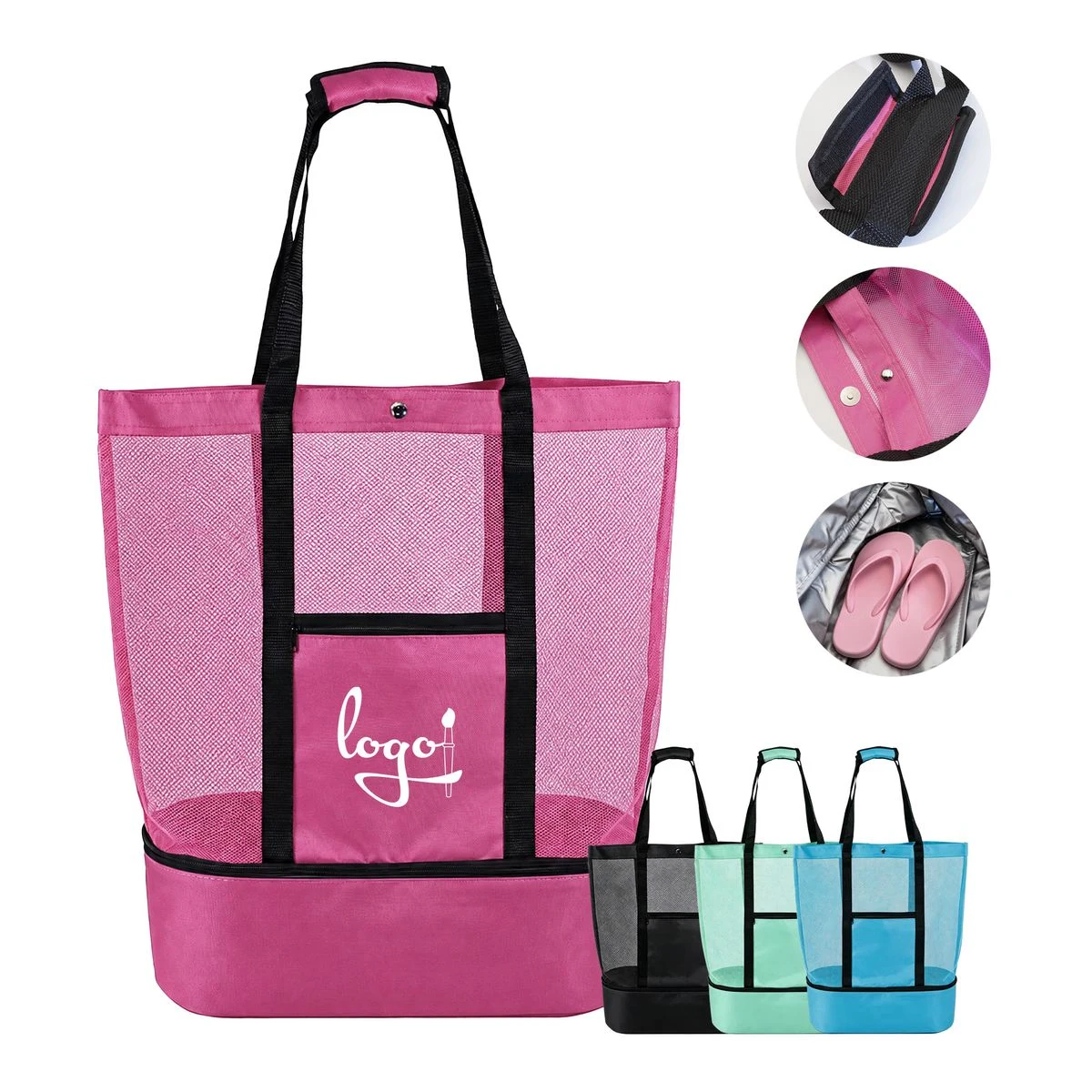 Waterproof Beach Bag With Cooler Compartment 1