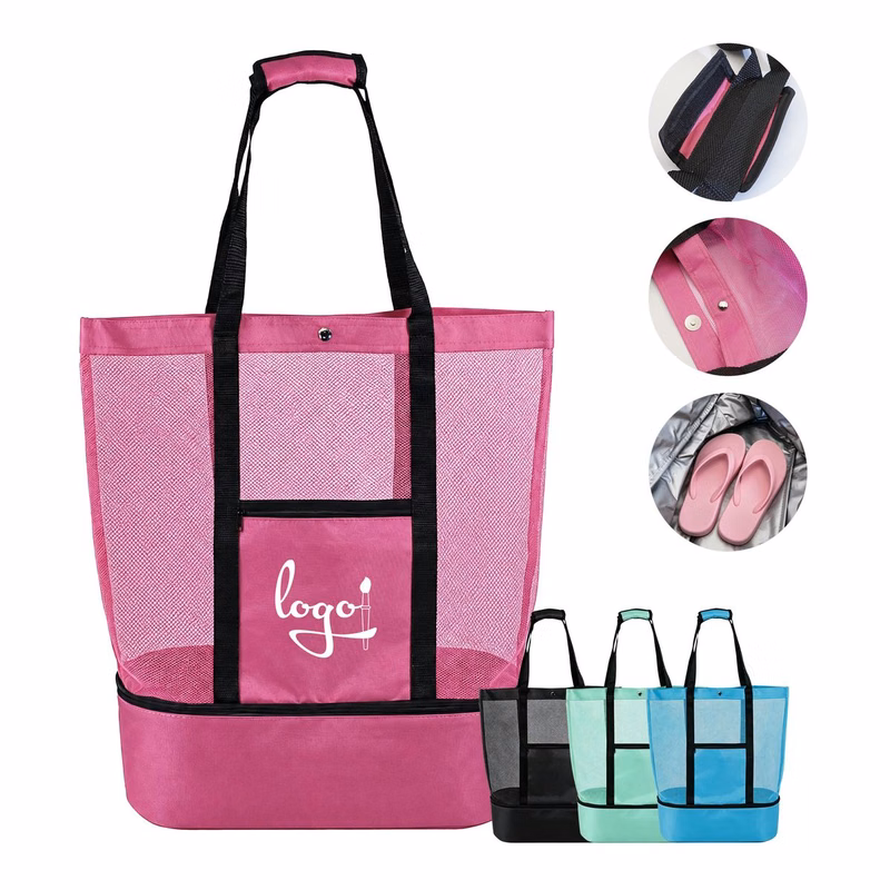 Waterproof Beach Bag With Cooler Compartment