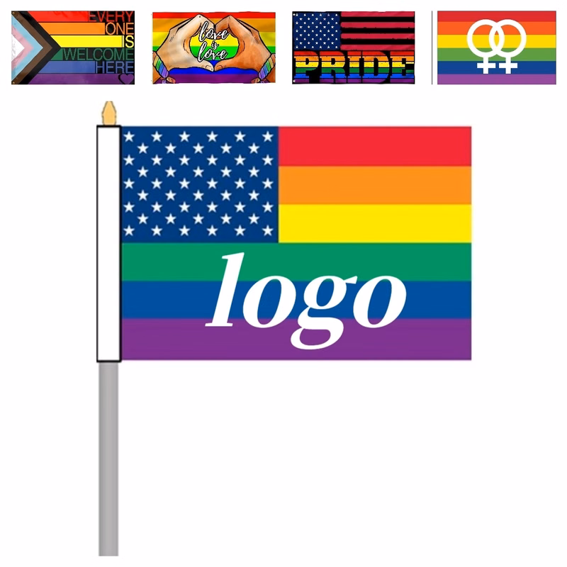 12" X 18" Rainbow Flag