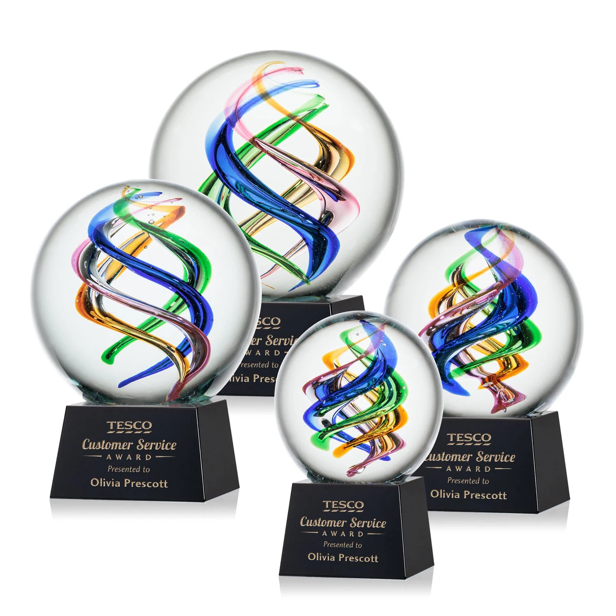 Galileo Award on Robson Base - Black 1