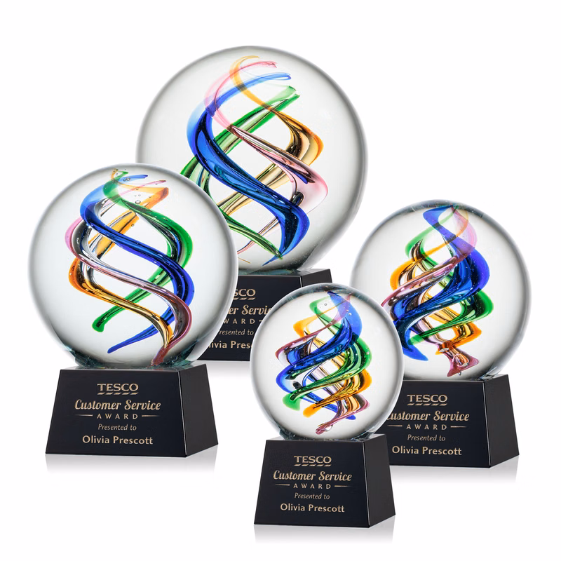 Galileo Award on Robson Base - Black