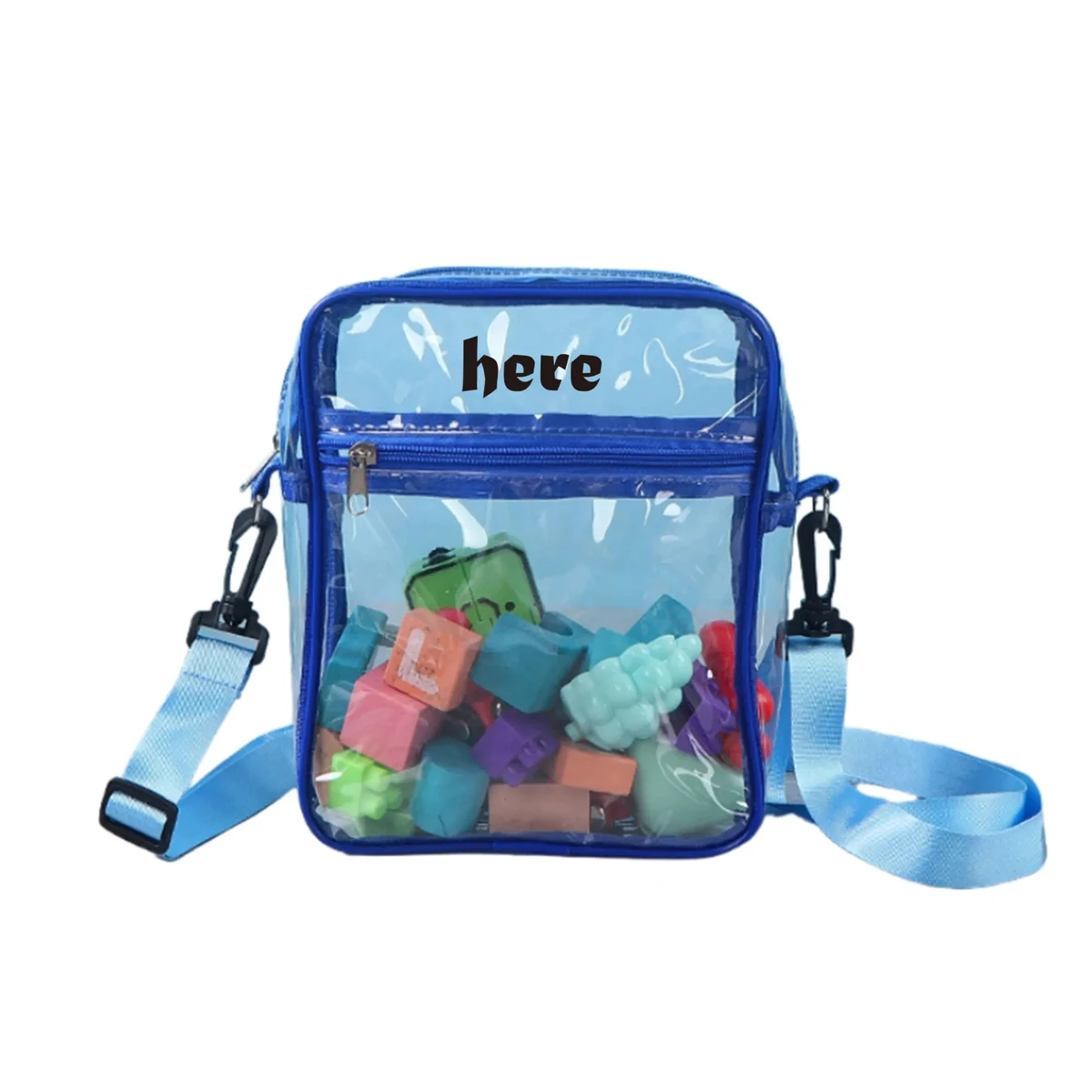 Transparent PVC Waterproof Square Bag 1