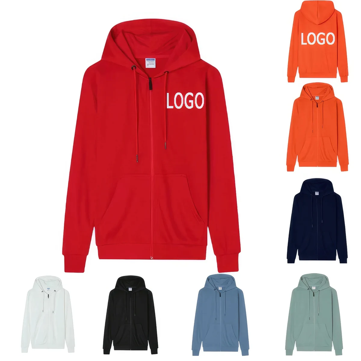 Custom Hooded Coat Overalls Hoodie 1