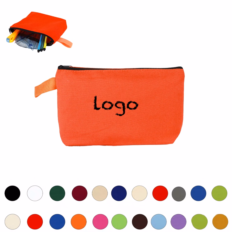Padded Zippered Travel Makeup and Stationery Organizer Pouch
