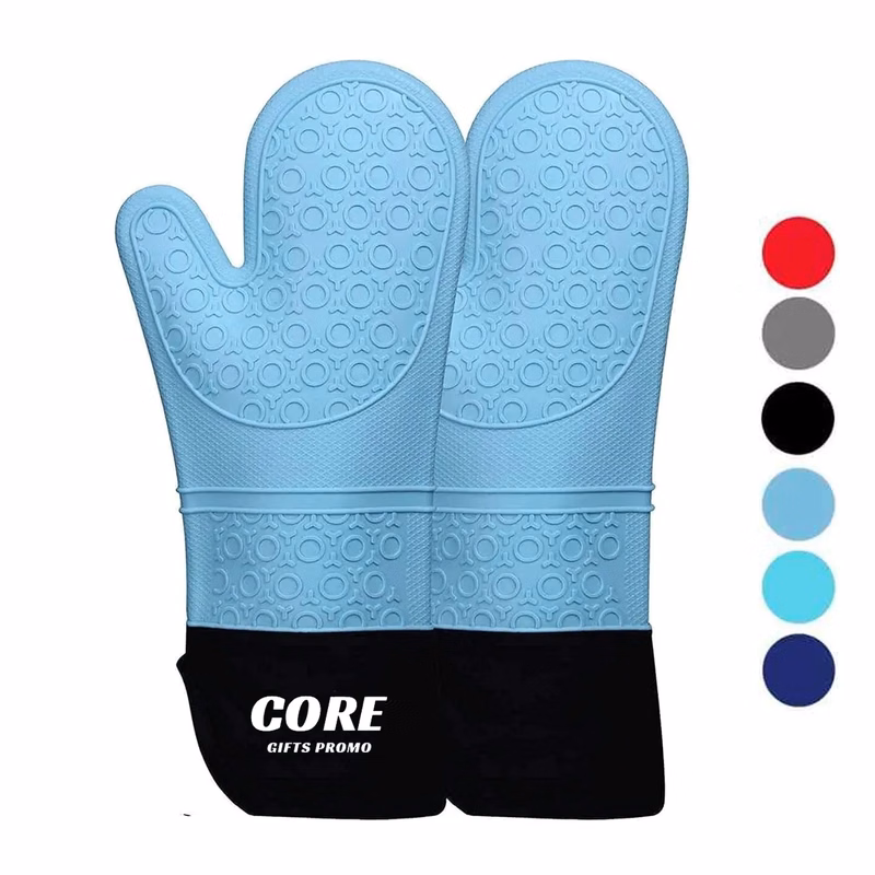 Extra Long Professional Silicone Oven Mitt