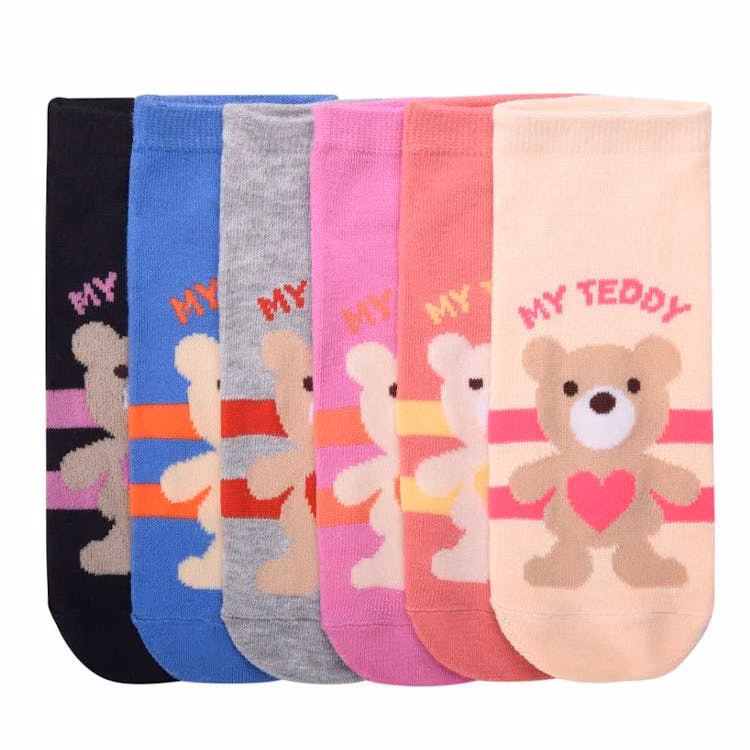 Girl's Low-Cut Socks - Size 6-8 Assorted Colors