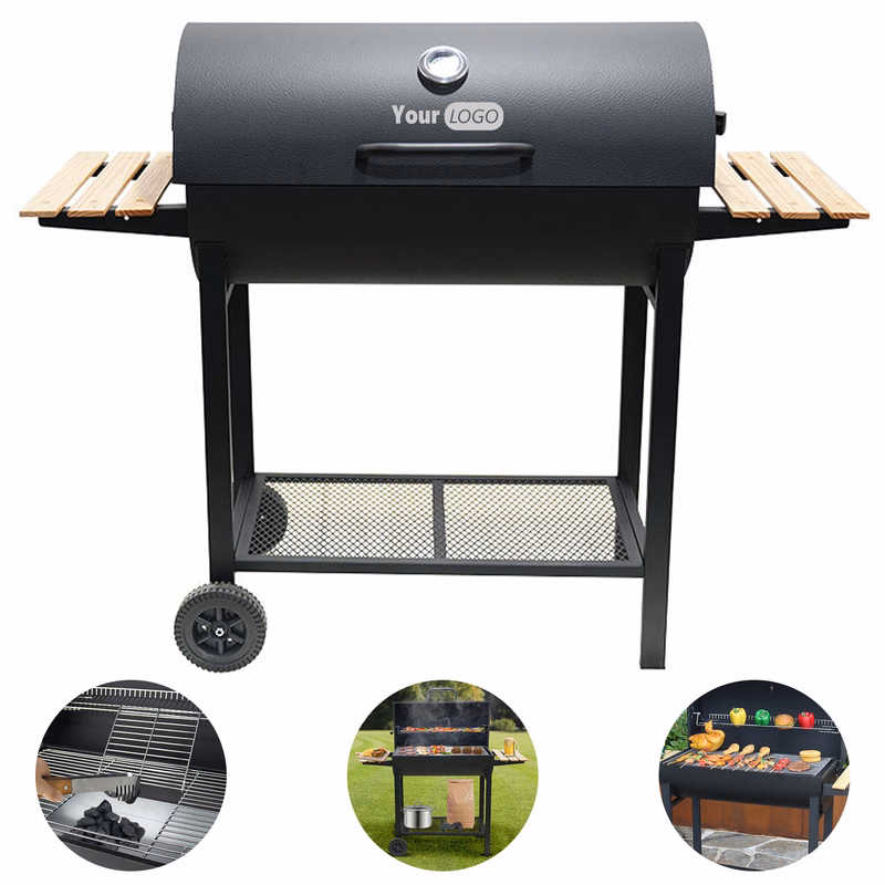Steel Outdoor Double-Sided Tabletop Large Barbecue Stove