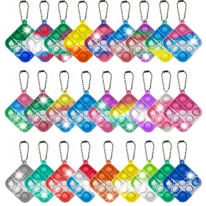 Mini Pop Push It Fidget Toy Keychain 1