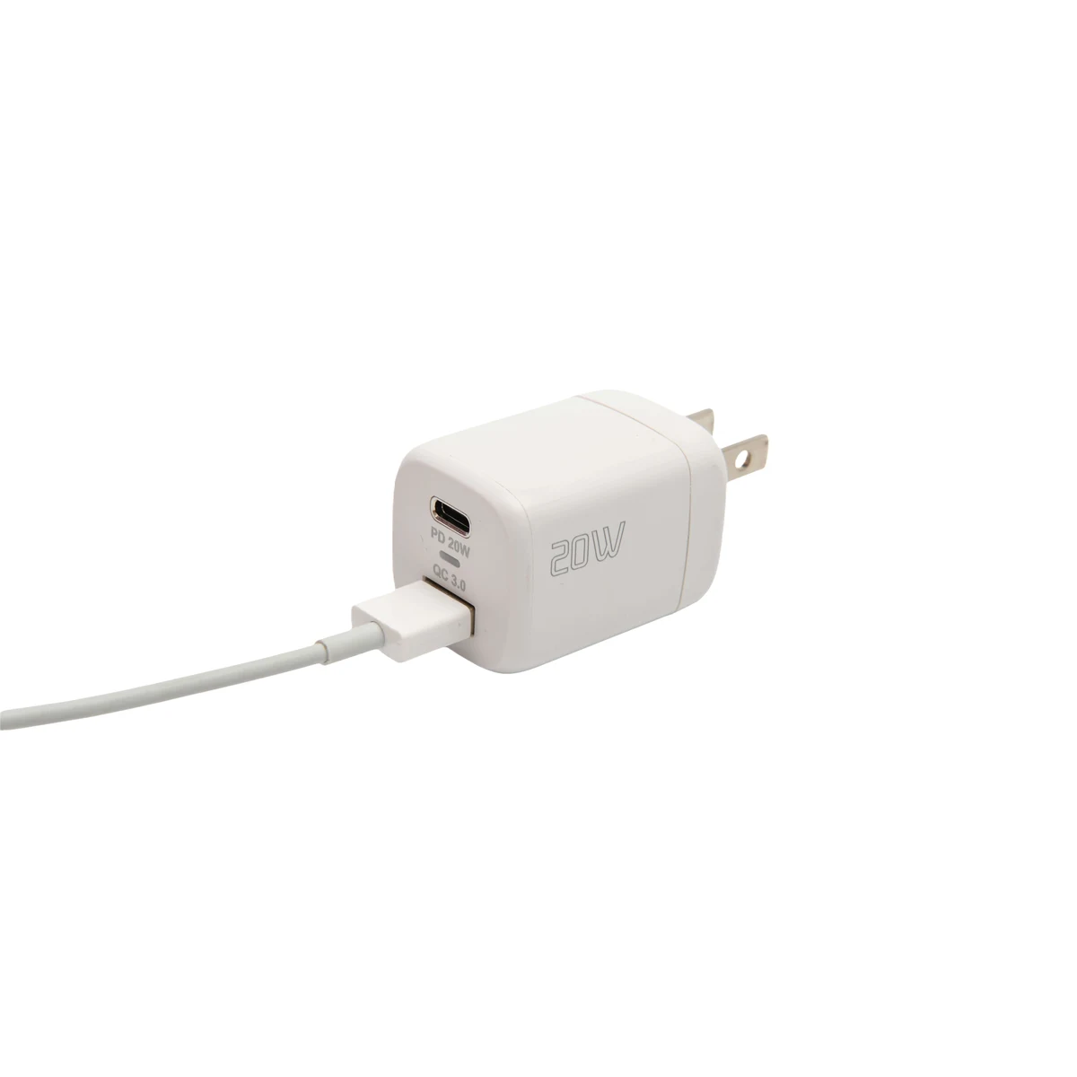 PD 20W & QC 3.0 Power Adapter at 50% smaller and 3X faster 1