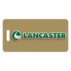 Full Color Write On Tag w/ Flexible Plastic Loop Strap (Rectangle 1.5"x3")