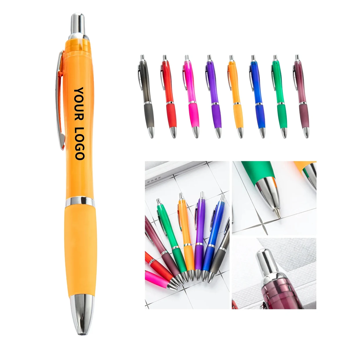 Ballpoint Pen Nash Style 6.2 Inch Translucent 1