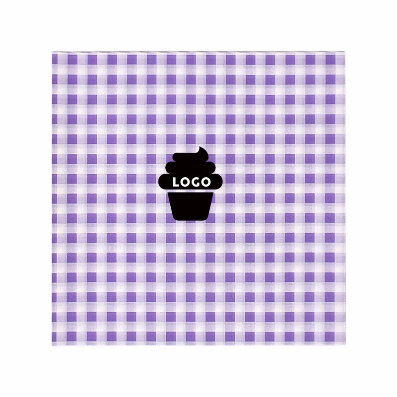 Gingham Disposable Food Wrapping Paper