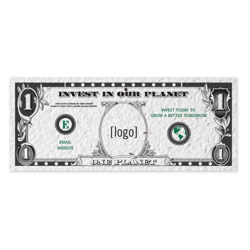 Seed Paper Dollar Bill 1