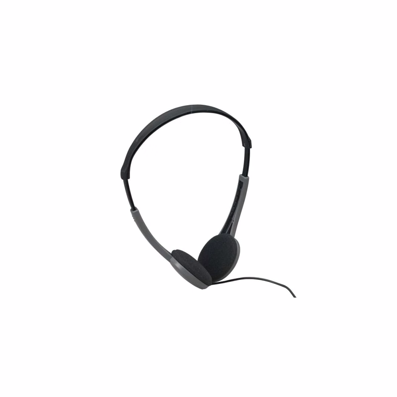 Lightweight Stereo Headphones - Black
