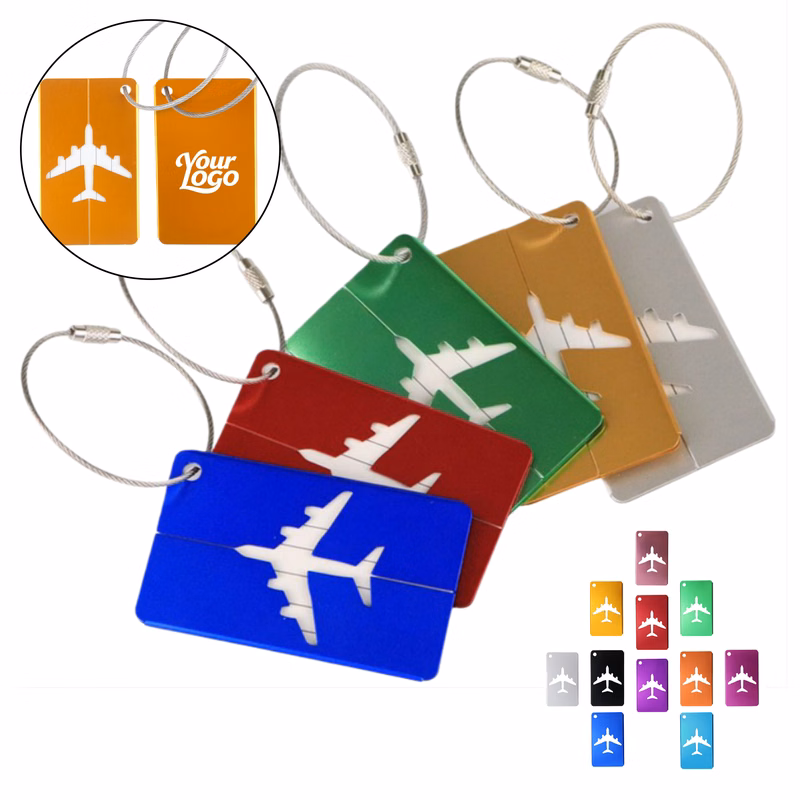 Aluminium Metal Travel Luggage Tags