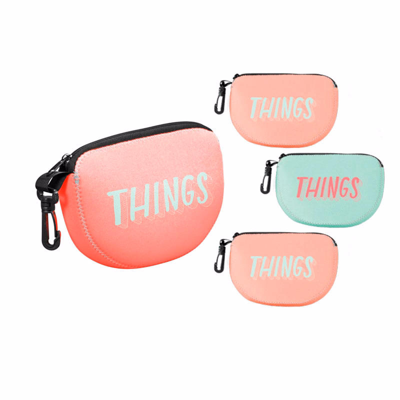 Custom U-shaped Neoprene Bag Wallet