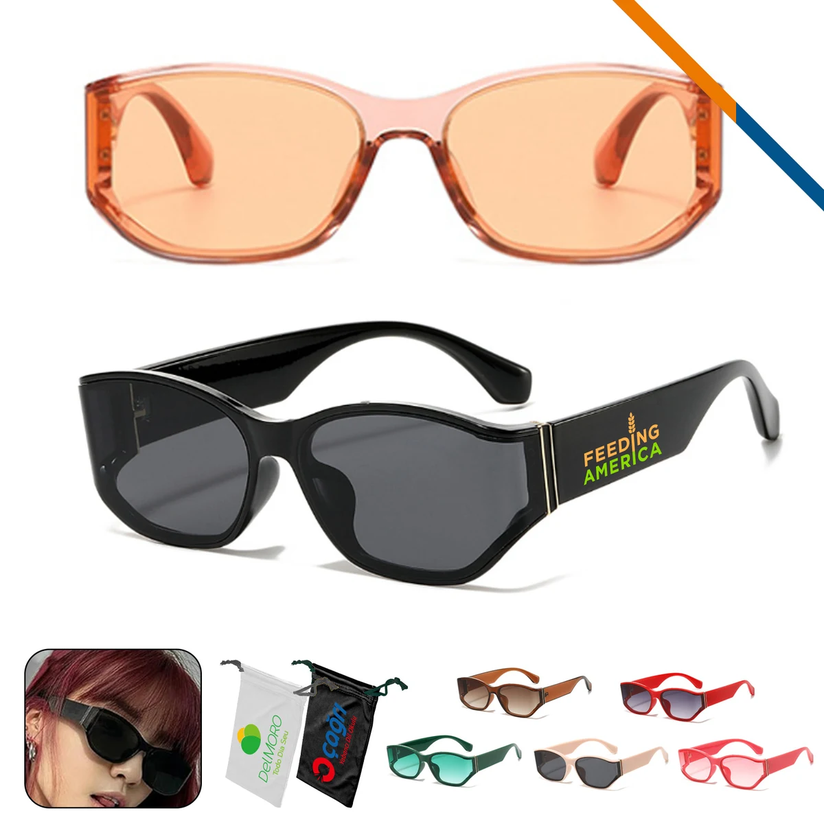 Belto Vintage Oval Sunglasses 1