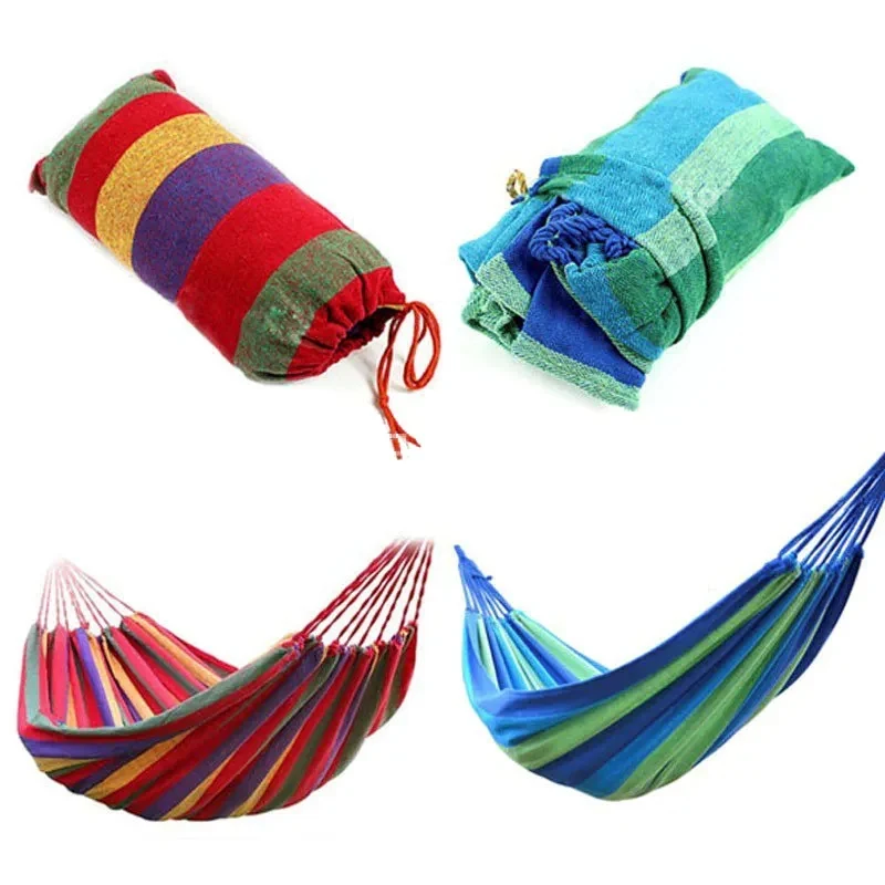 Outdoor Camping Canvas Single Hammock 1