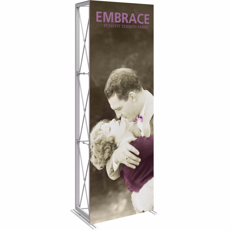 Embrace 2.5ft Full Height Display With Front Graphic
