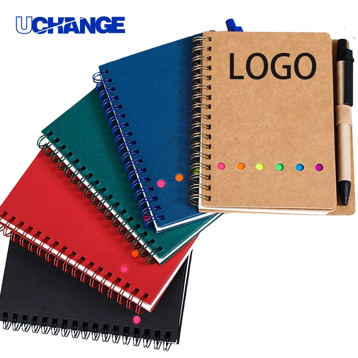 Cowhide Spiral Notebook 1