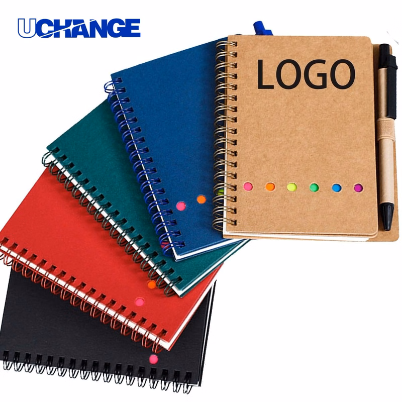Cowhide Spiral Notebook