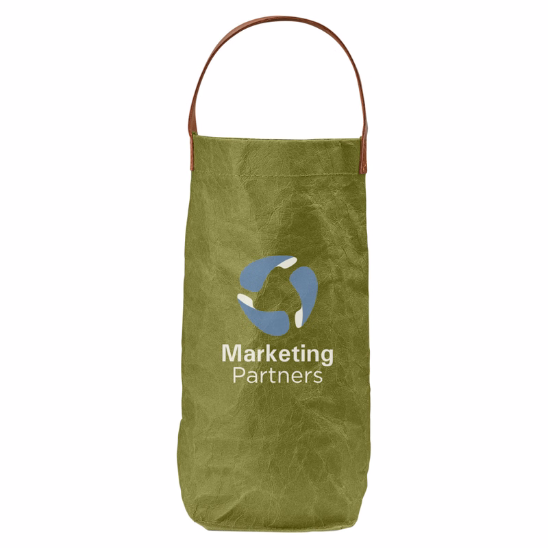 Home & Table Washed Paper Wine Tote Bag