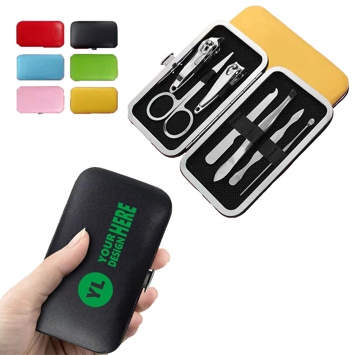 MOQ 20 Colorful 7-Piece Nail Grooming Kit 1