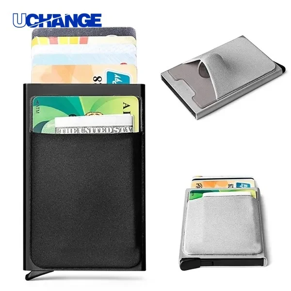 Pop Up Slim Credit Card Holder Wallet for Travel 1