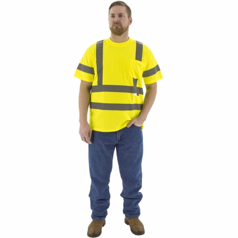 Majestic Hi-Viz Short Sleeve Shirt, ANSI 3