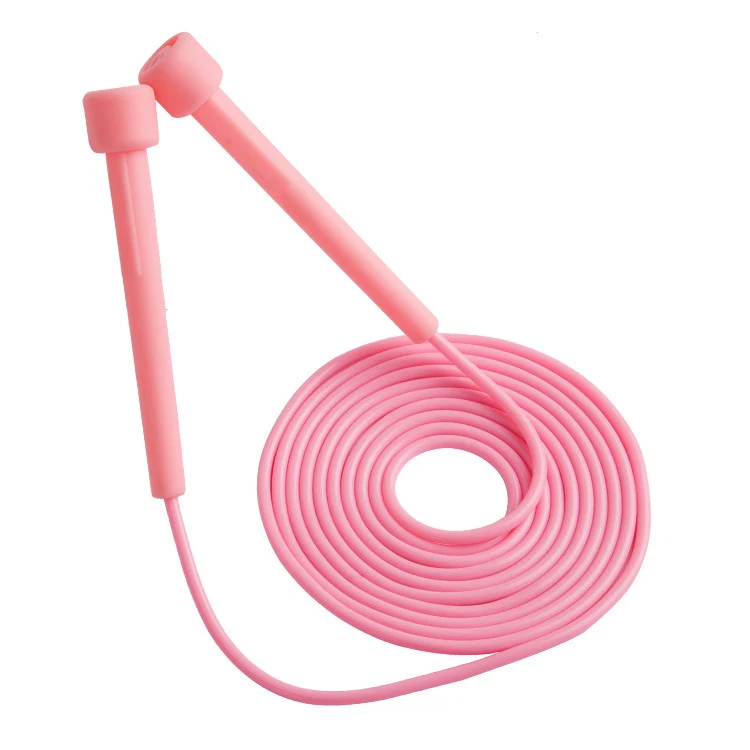 Wholesale Plastic Long Handle Jump Rope Custom Color Adjustable Length Self Lock Jump Rope Speed Jum 1