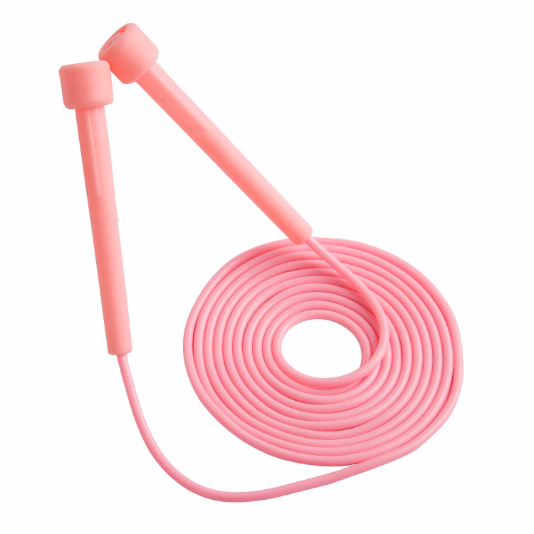 Wholesale Plastic Long Handle Jump Rope Custom Color Adjustable Length Self Lock Jump Rope Speed Jum