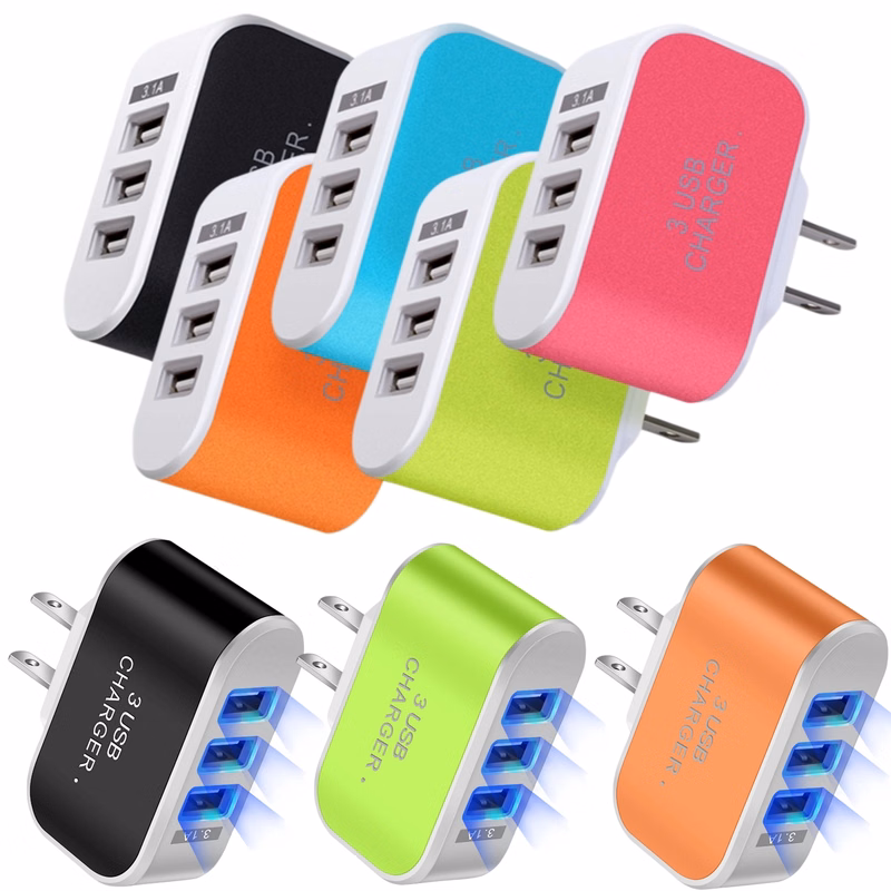 Cell Phone USB Fast Wall Charger Block