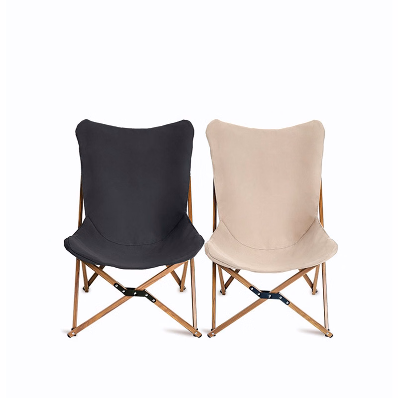 Portable Wood Grain Folding Chair