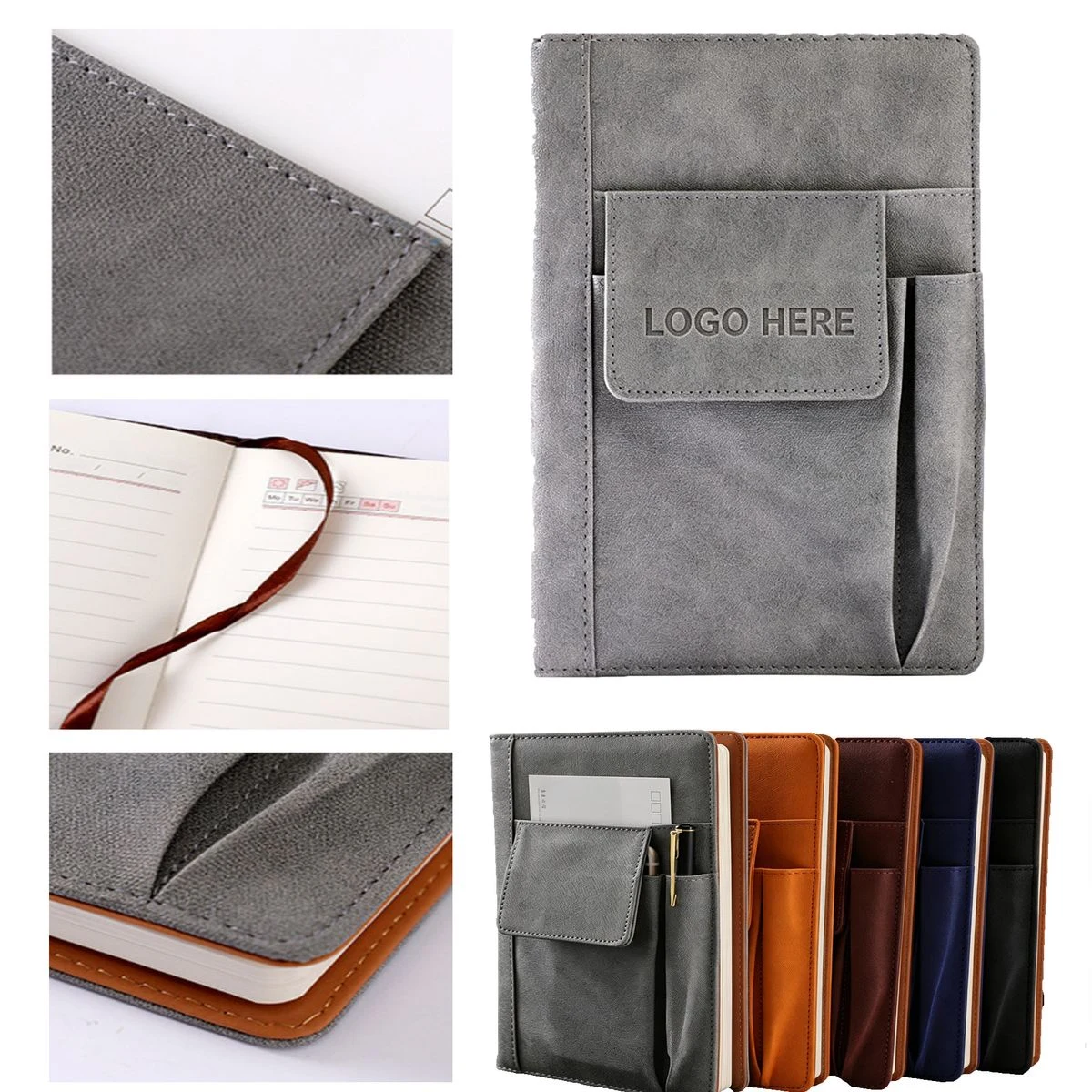 Custom Debossed PU Office Notebook 1