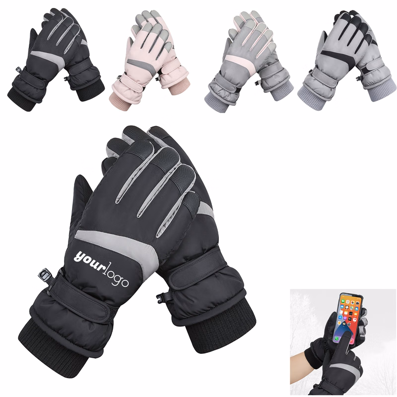 Kids Waterproof Thermal Ski Gloves