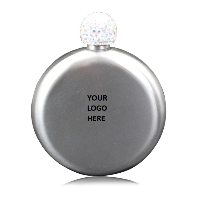 Diamond Design Cover Hip Flask 5oz 1
