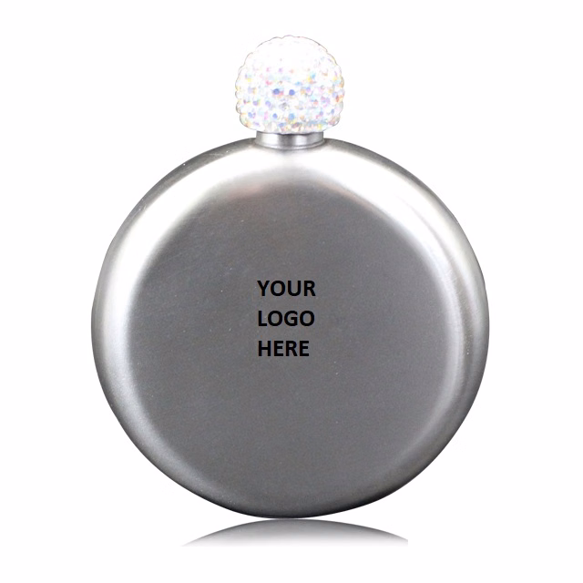 Diamond Design Cover Hip Flask 5oz