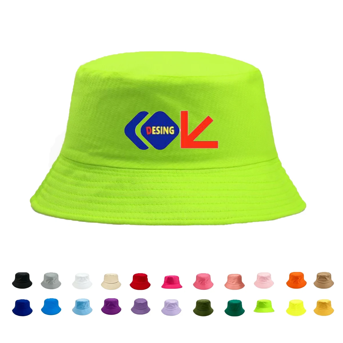 Personalized Adult Cotton Blend Sun Protection Hat 1