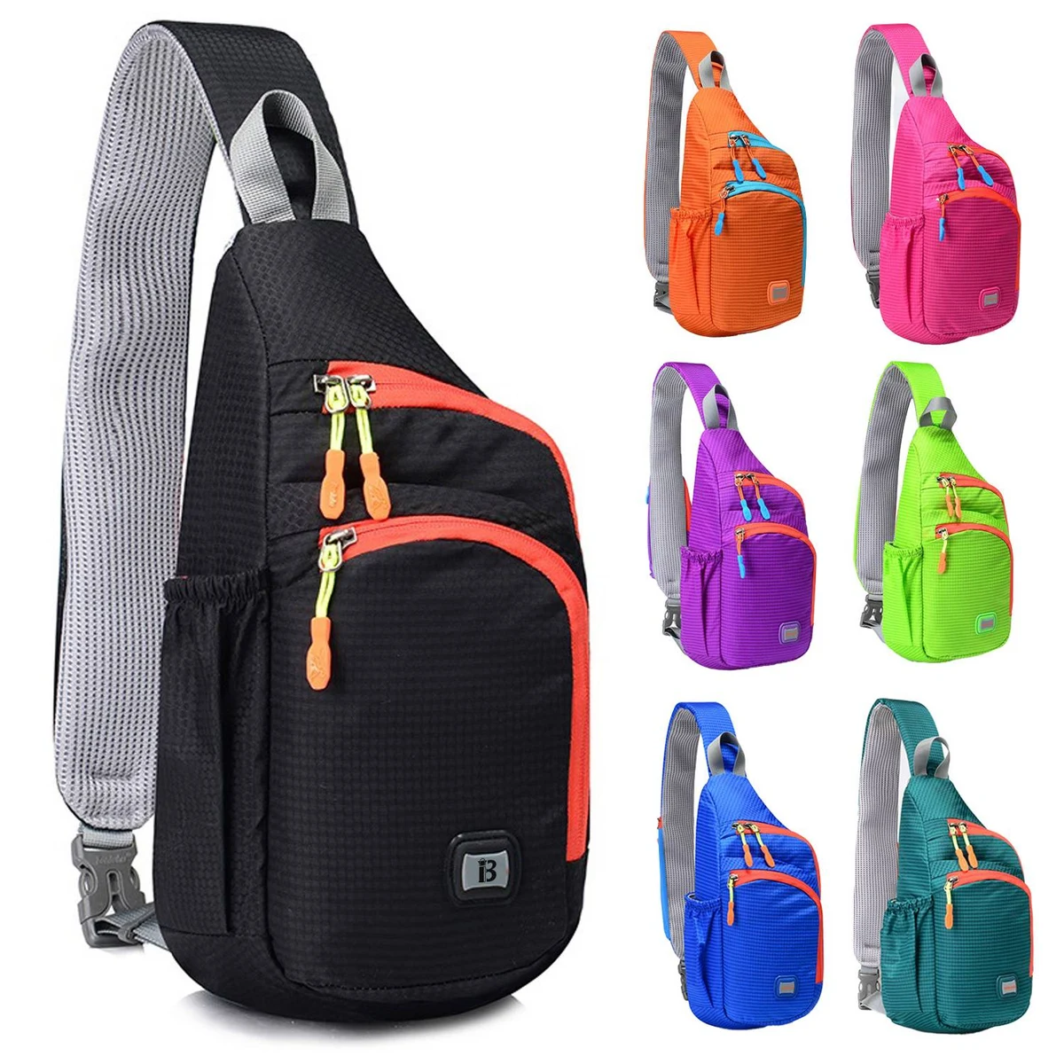Outdoor Nylon Waterproof Crossbody Chest Bag 1