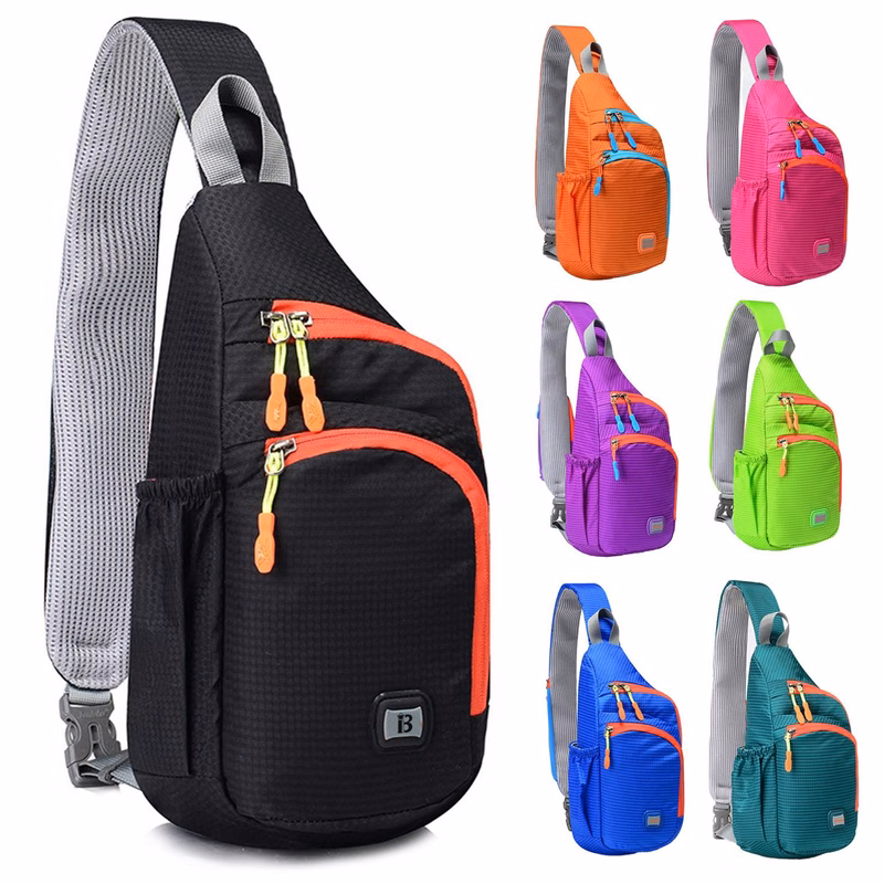 Outdoor Nylon Waterproof Crossbody Chest Bag