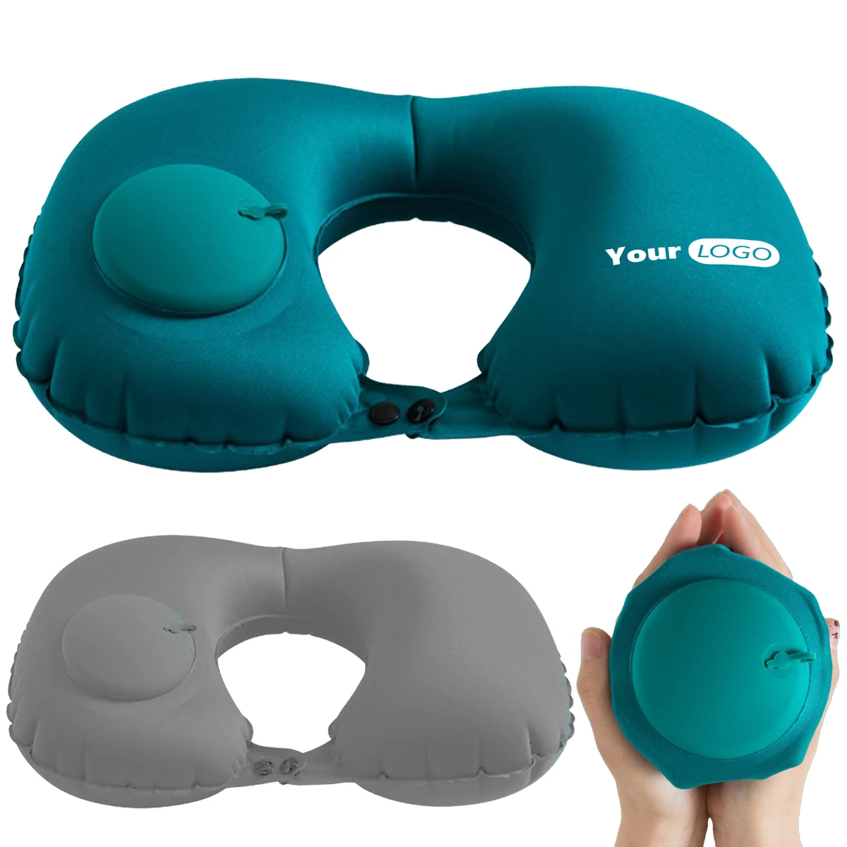Polyester Folding Portable Neck Pillow 1