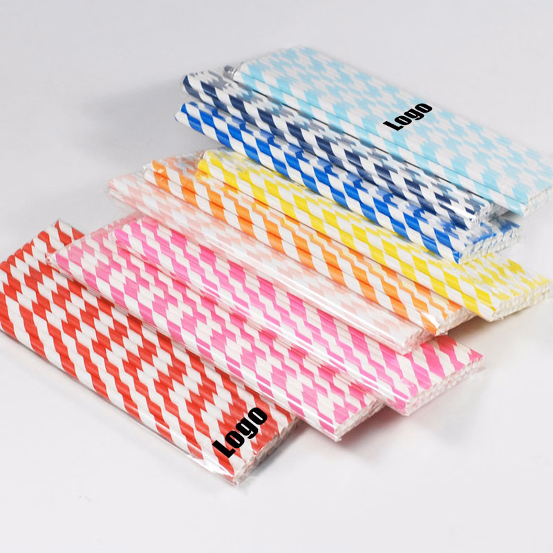 25PCS Paper Straws
