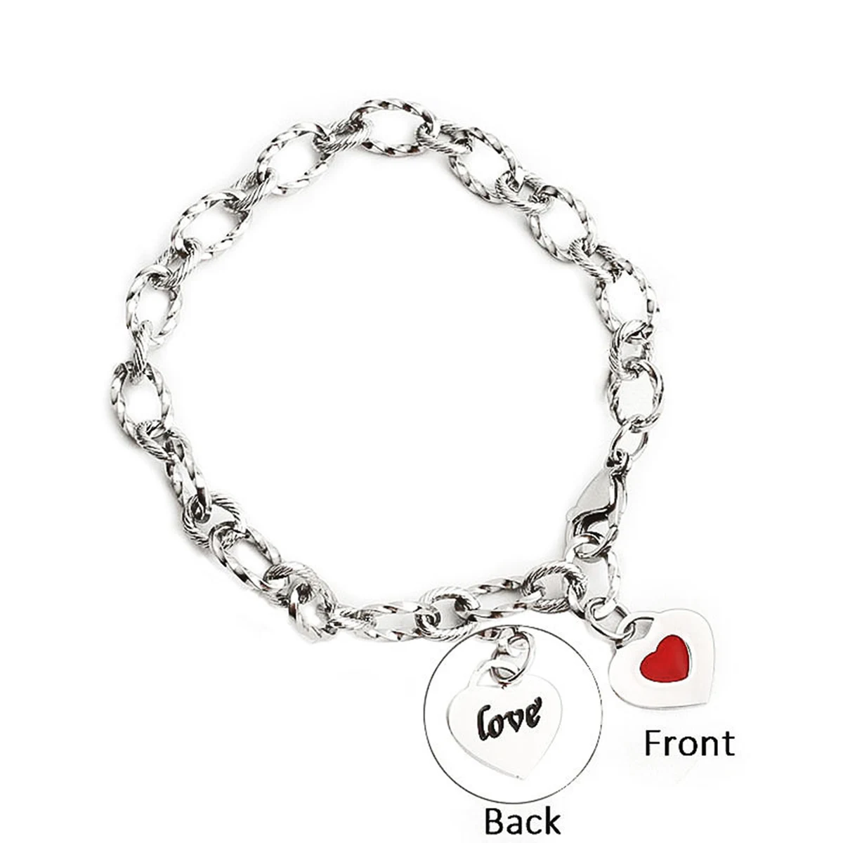 Heart Shape Chain Bracelet 1